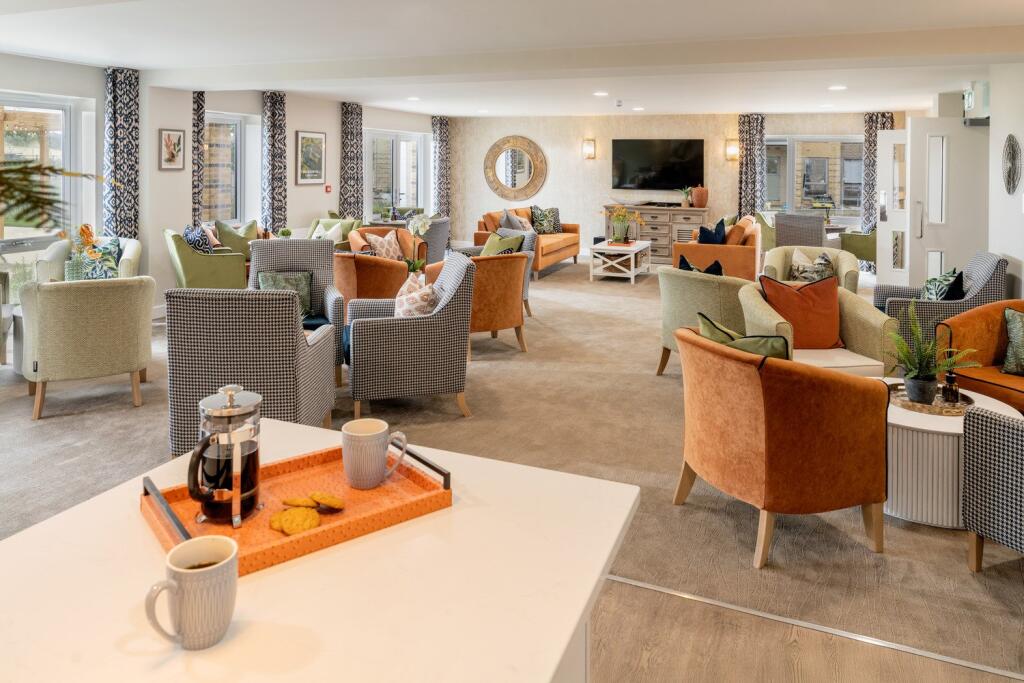 Typical communal lounge