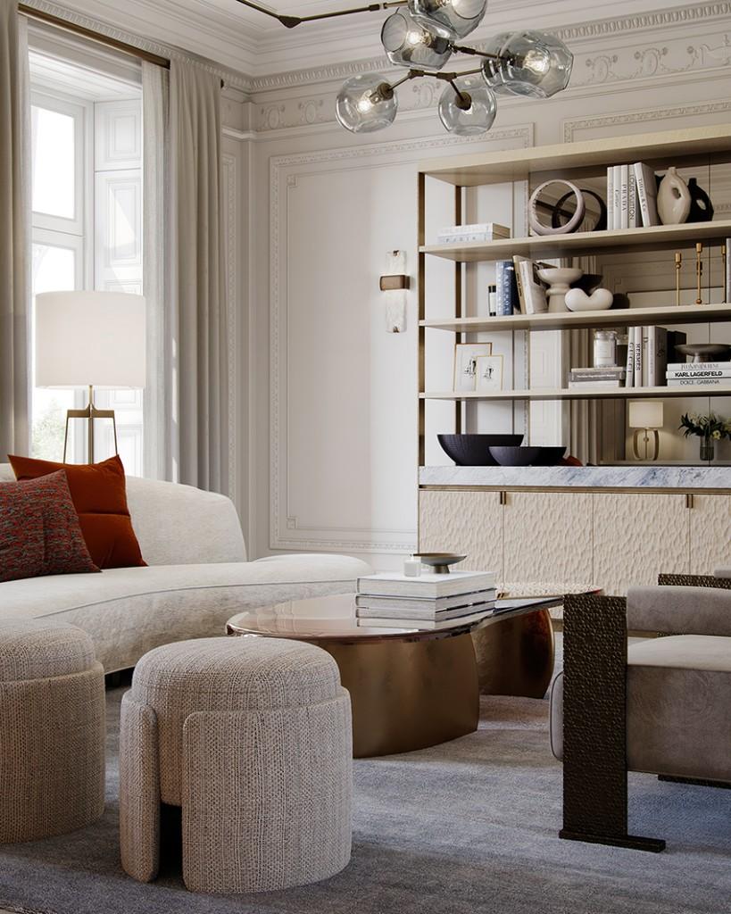 Reception room CGI