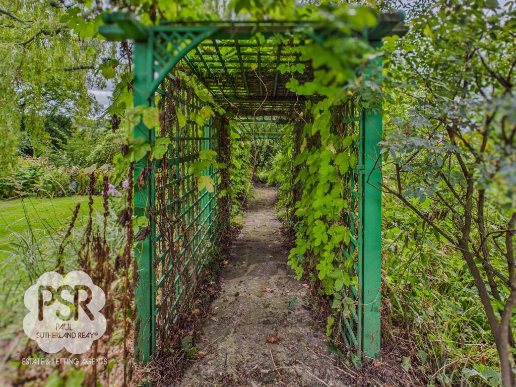 Magical Covered Walkway to the Orchard