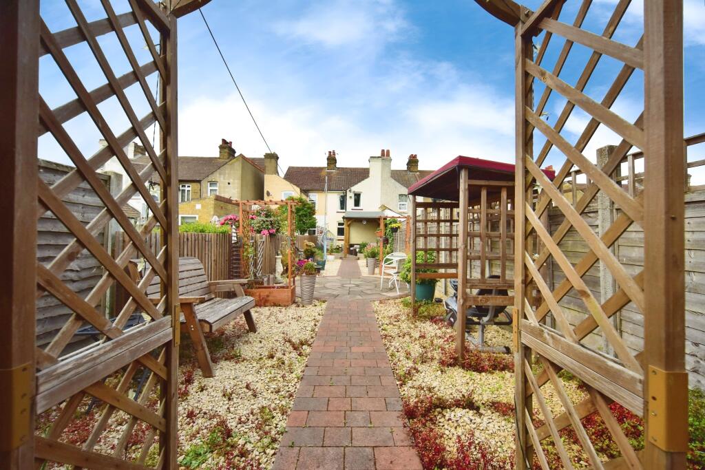 Private Rear Garden With Back Property View