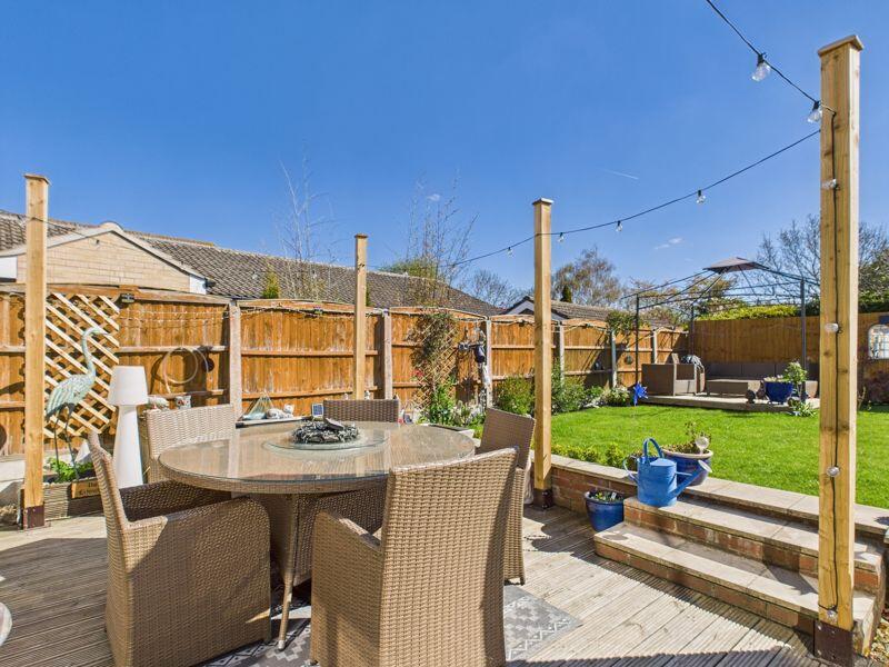 Decked seating area