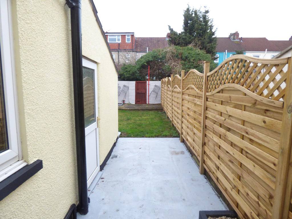 Rear garden