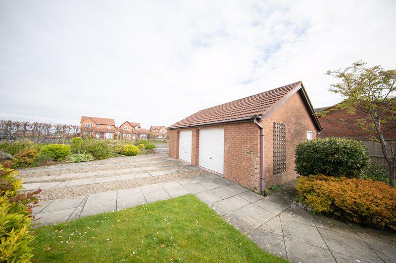 Double garage and off road parking