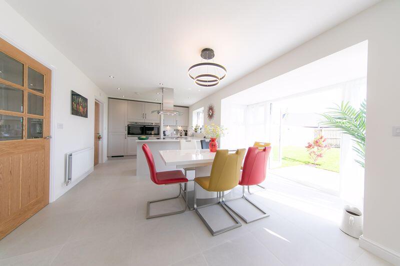Dining area and kitchen