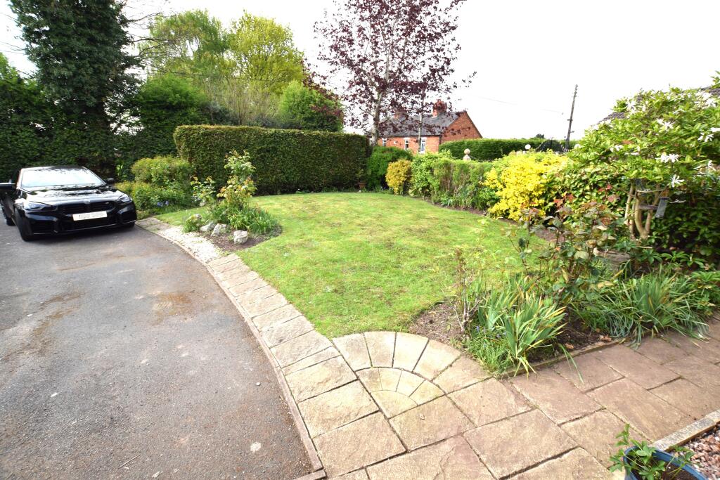 driveway and front garden