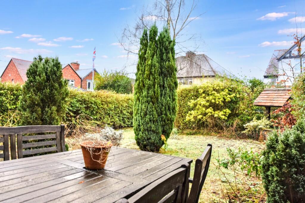 Private rear garden