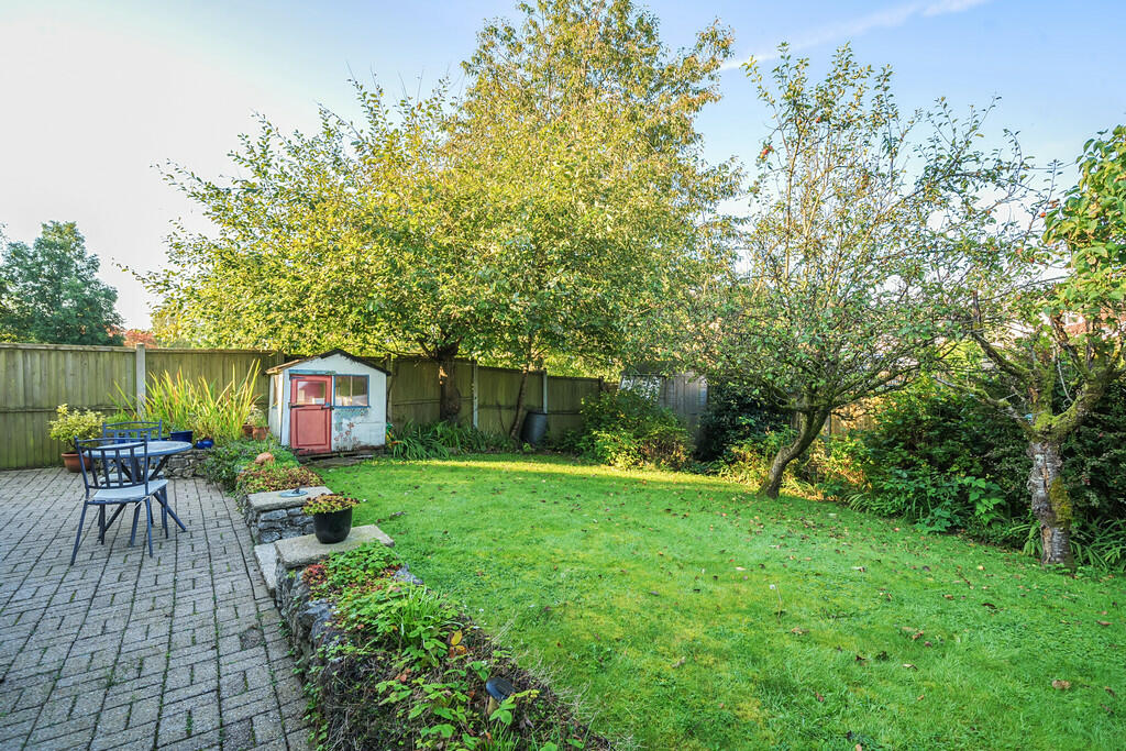 Rear lawn