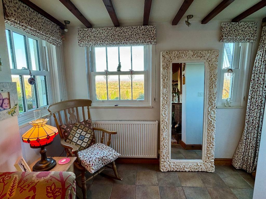 Extended porch with views