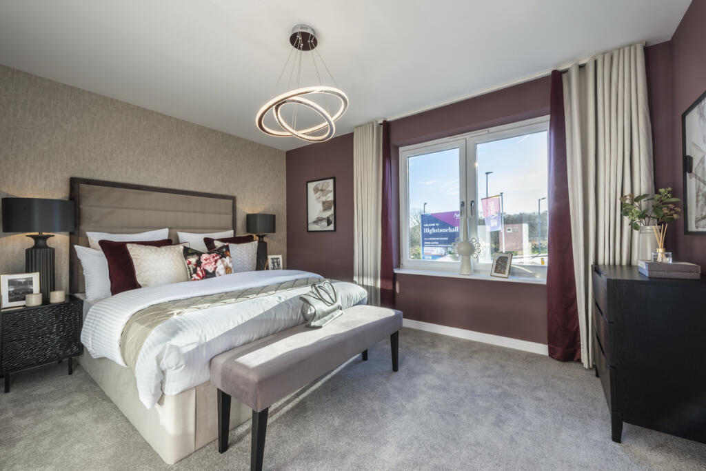 Indicative Bedroom, Contemporary Modern Decoration