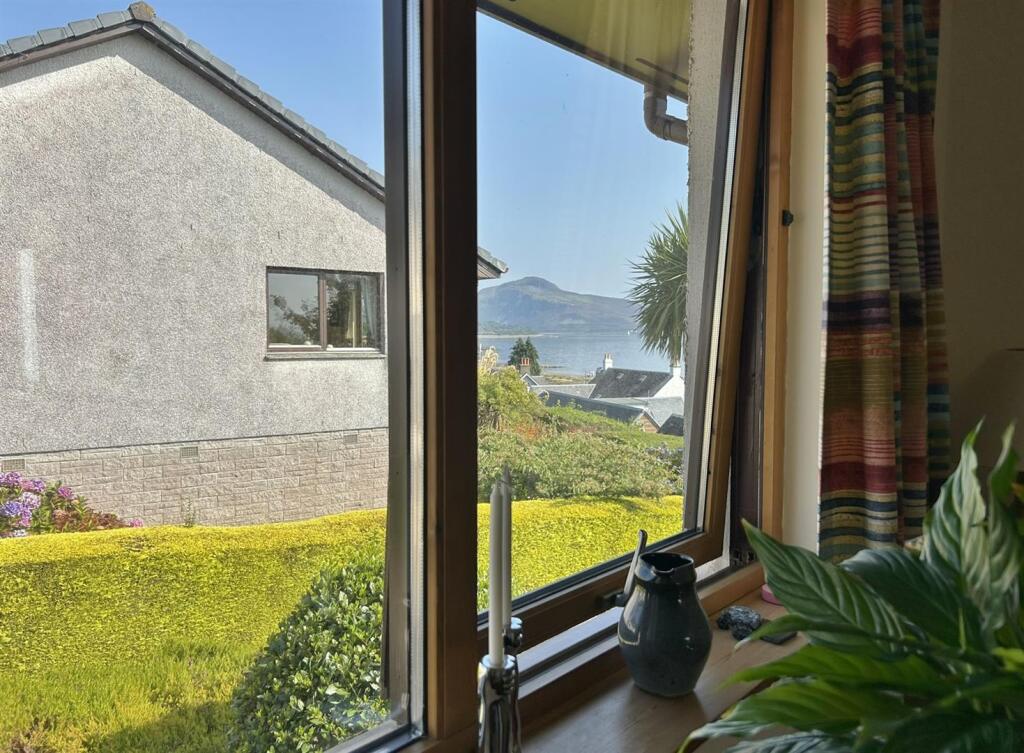 Lounge side view to Holy Isle