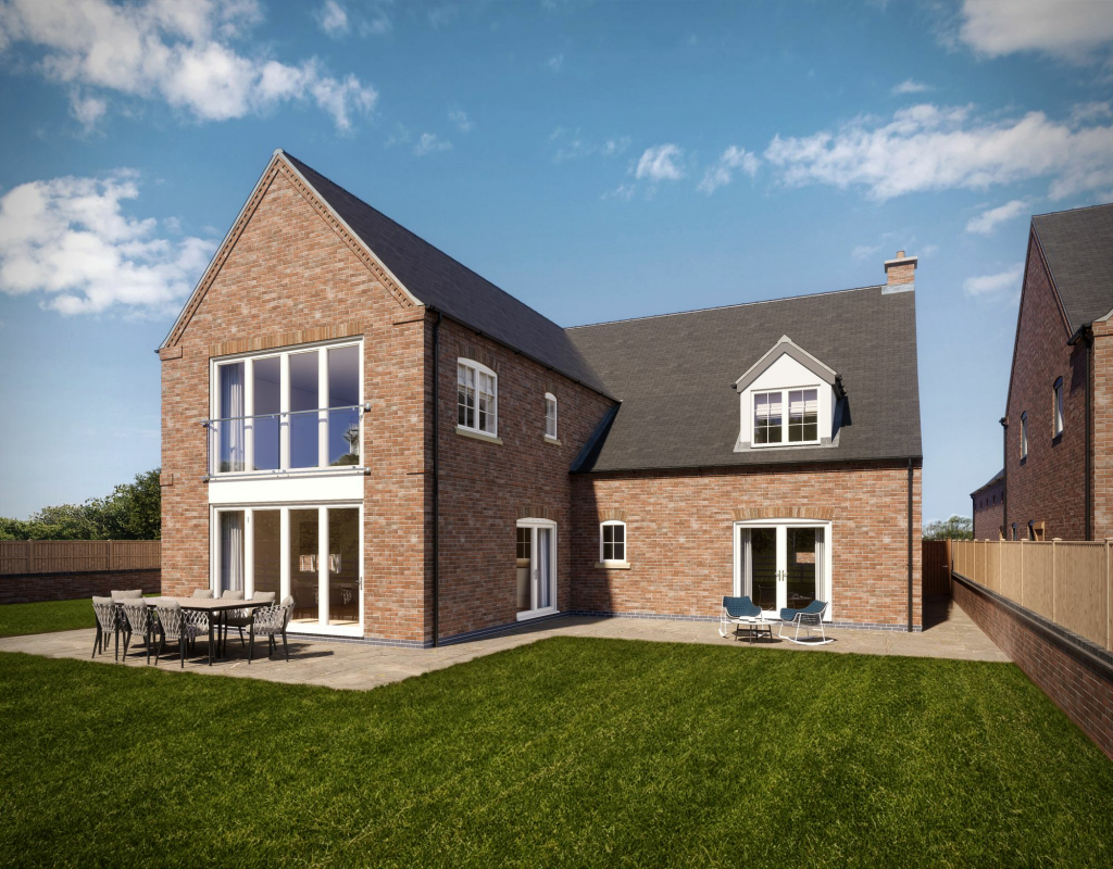 Large enclosed rear garden