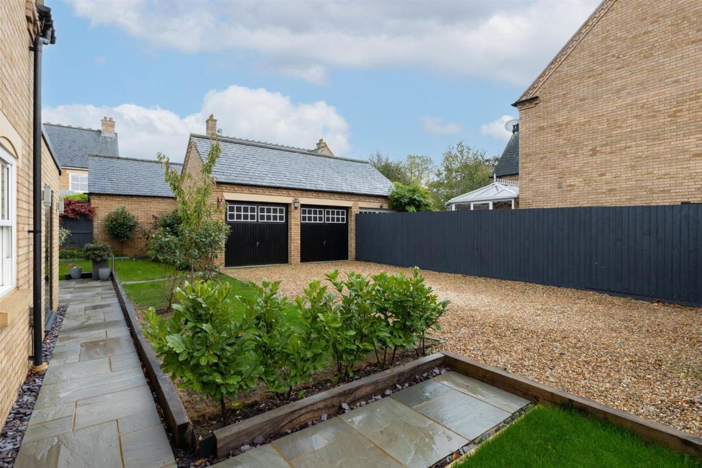 Double Garage and Driveway