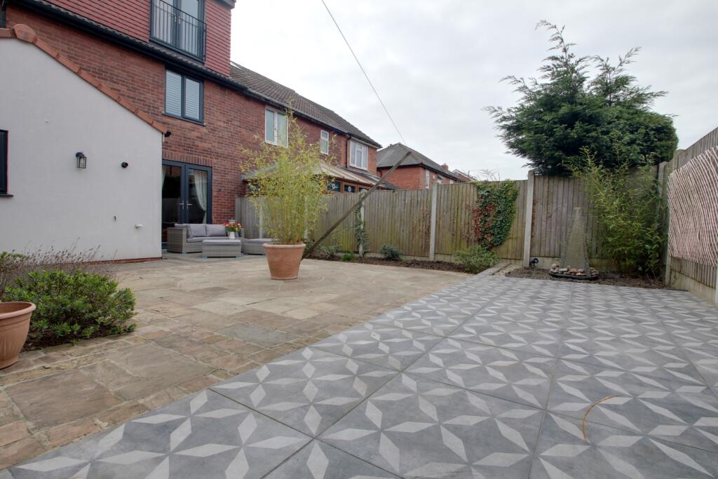 Part of the back garden