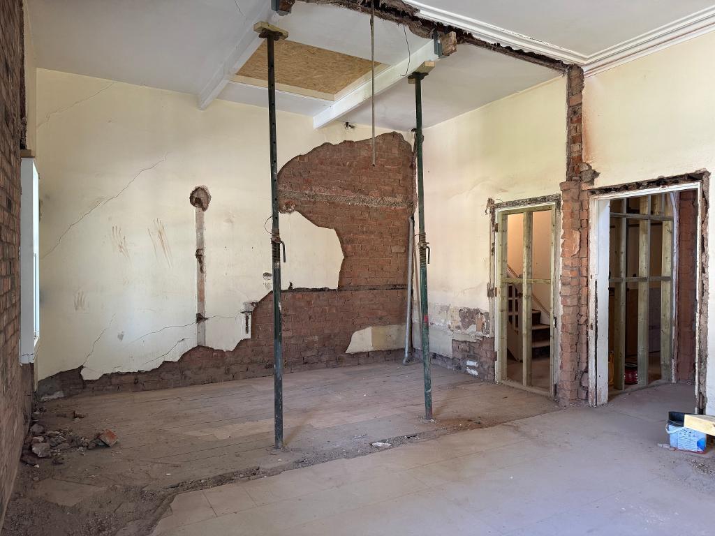 Bedroom under construction