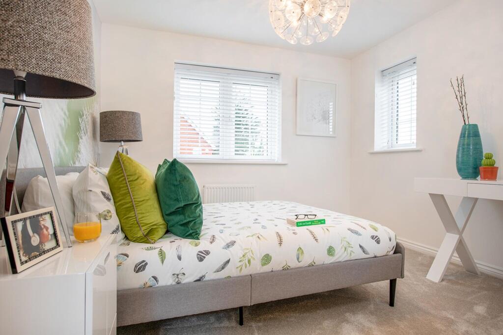 Bedroom 3 where the children can have their own space