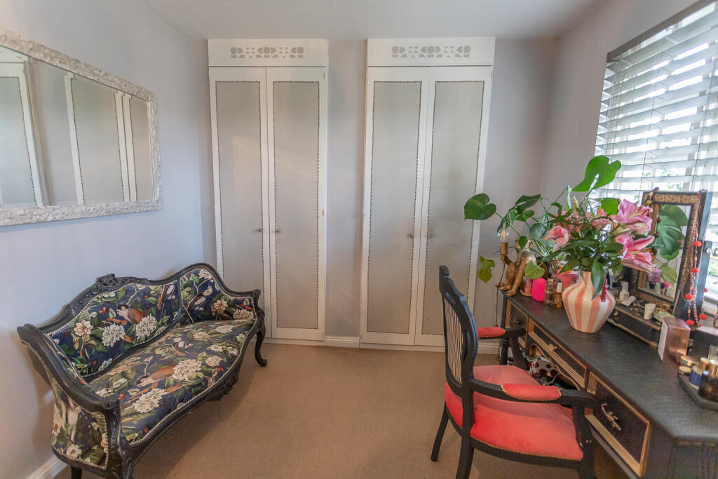 Dressing area with wardrobes