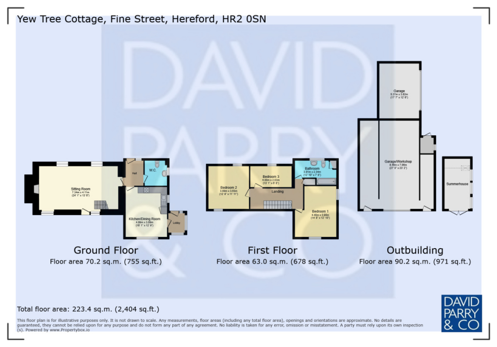 A detached country cottage
