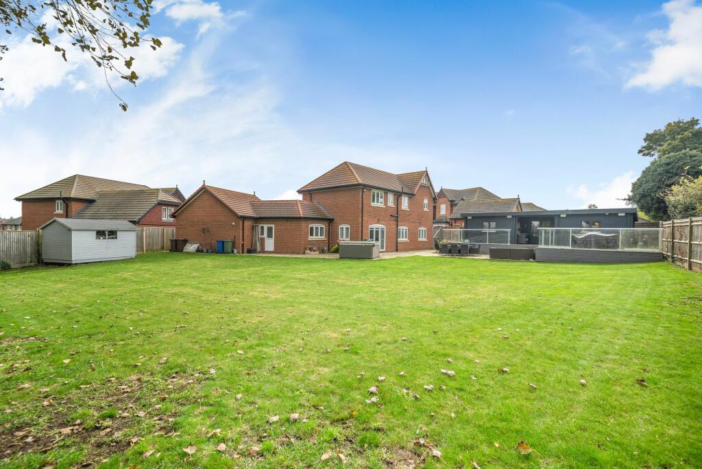 Rear aspect and garden
