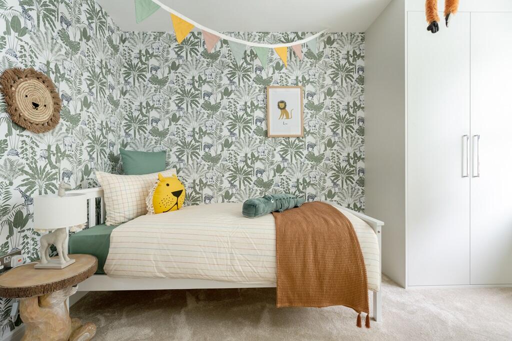 The third bedroom is ideal for children or as a home office