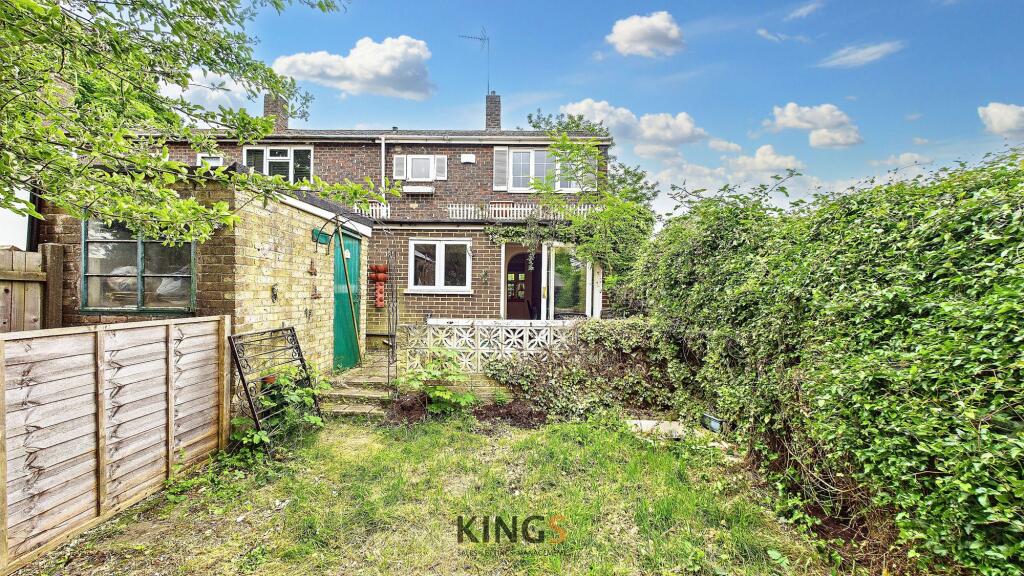 Rear of property