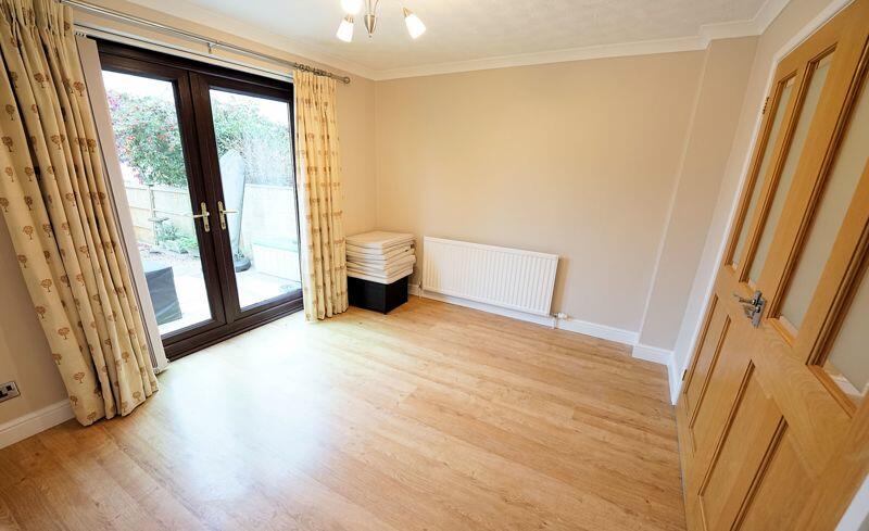 French doors to the garden