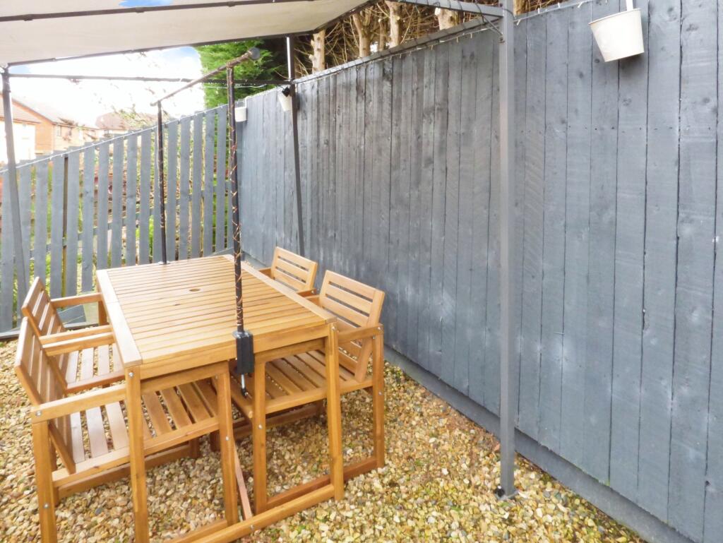Raised Patio/Sitting Area