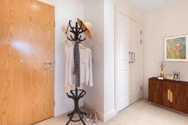 Hallway with s...