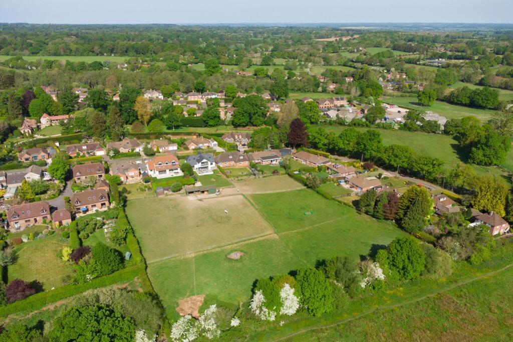 drone shot from back