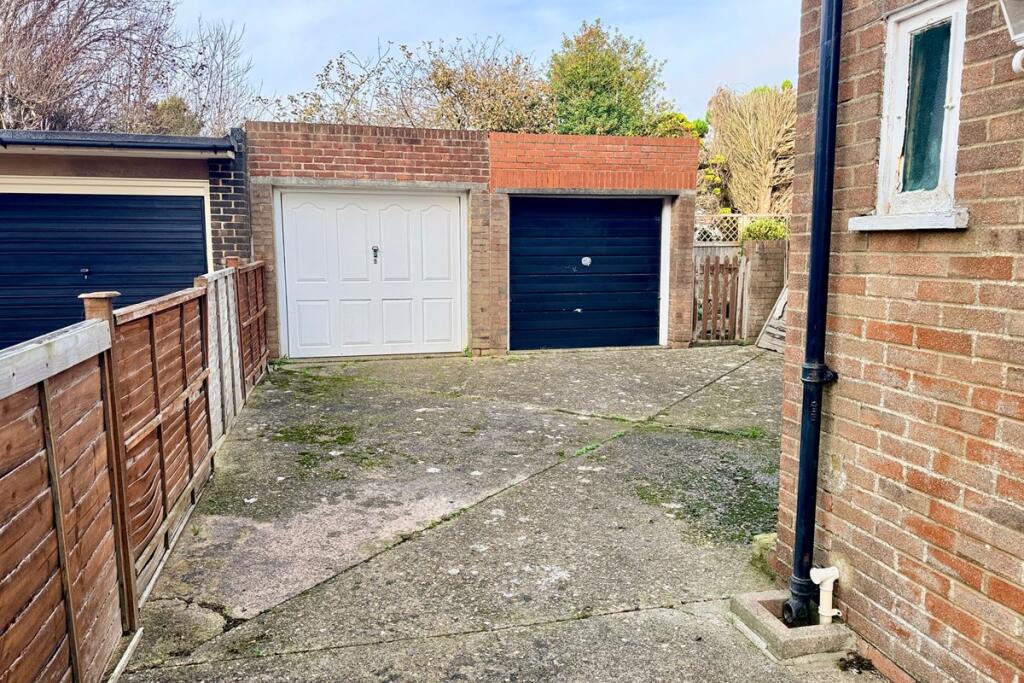 Driveway and garage