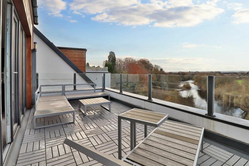 View from top floor balcony