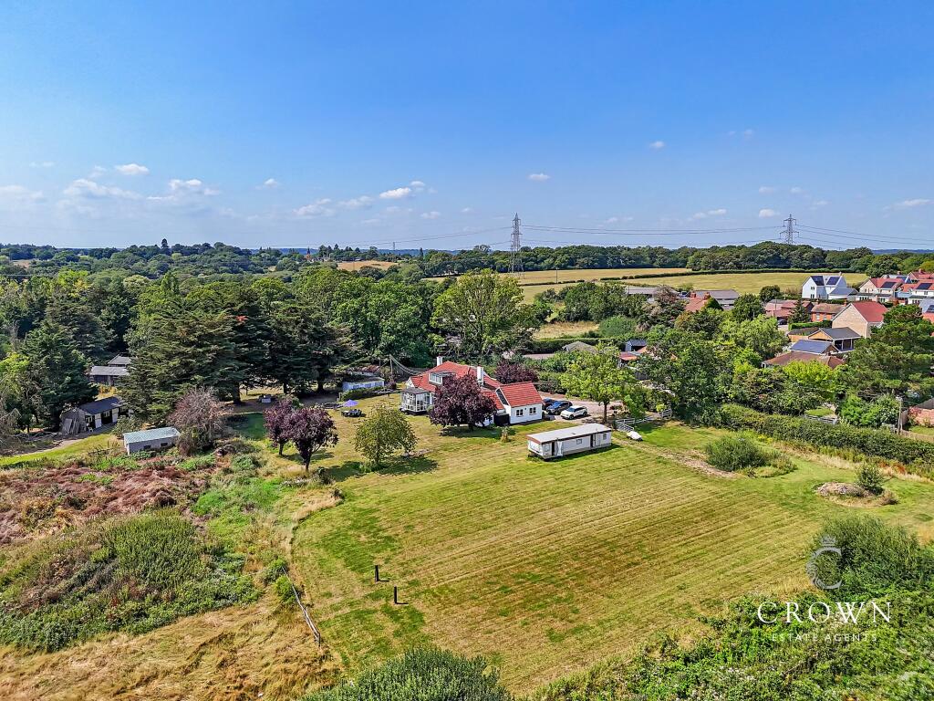 Garden ariel view