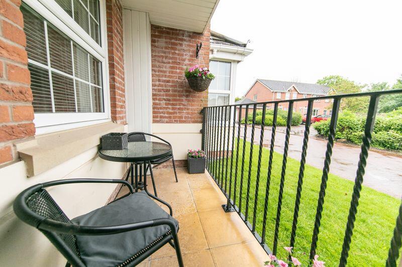 Private balcony