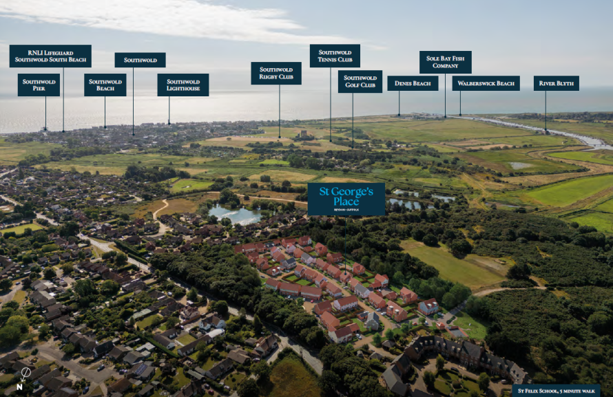 St Georges Place - Aerial