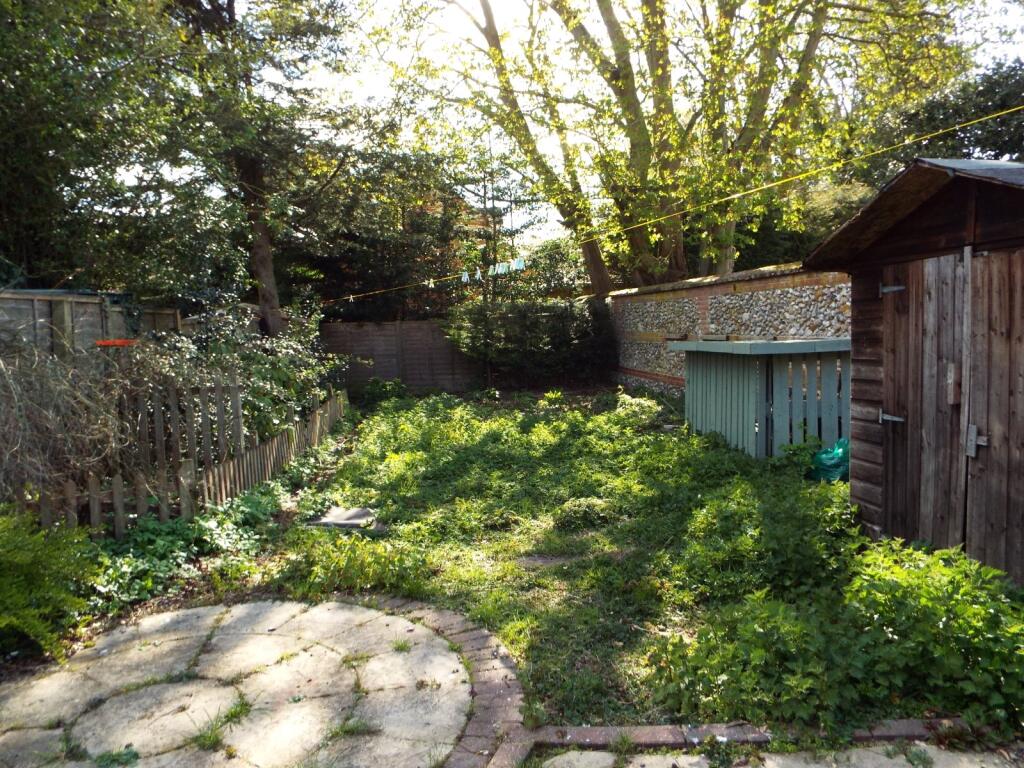 Rear garden