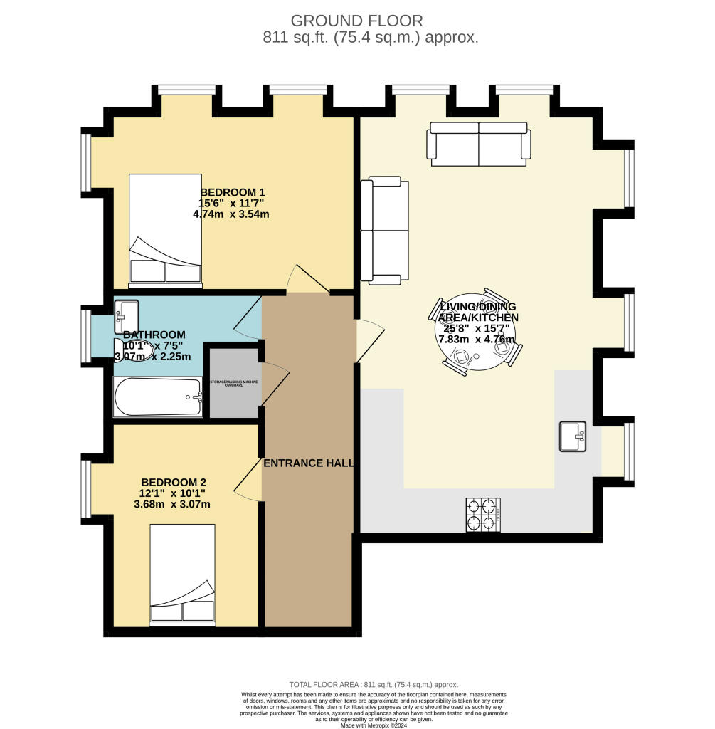 Floorplan - Apartment 5 Thorn Works - Furniture...