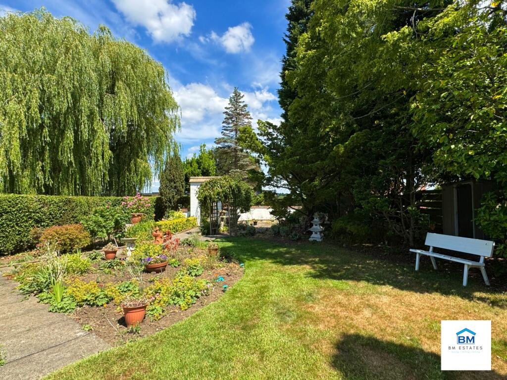 Rear aspect of garden