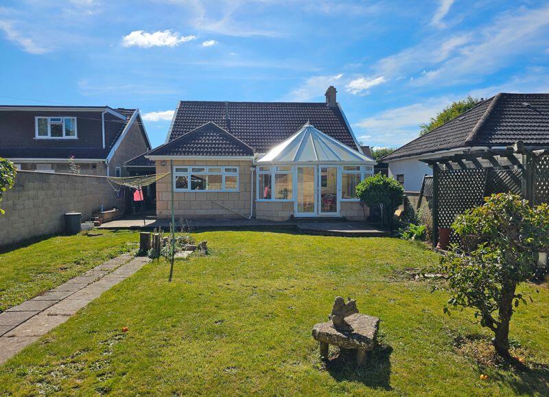 Rear garden to house