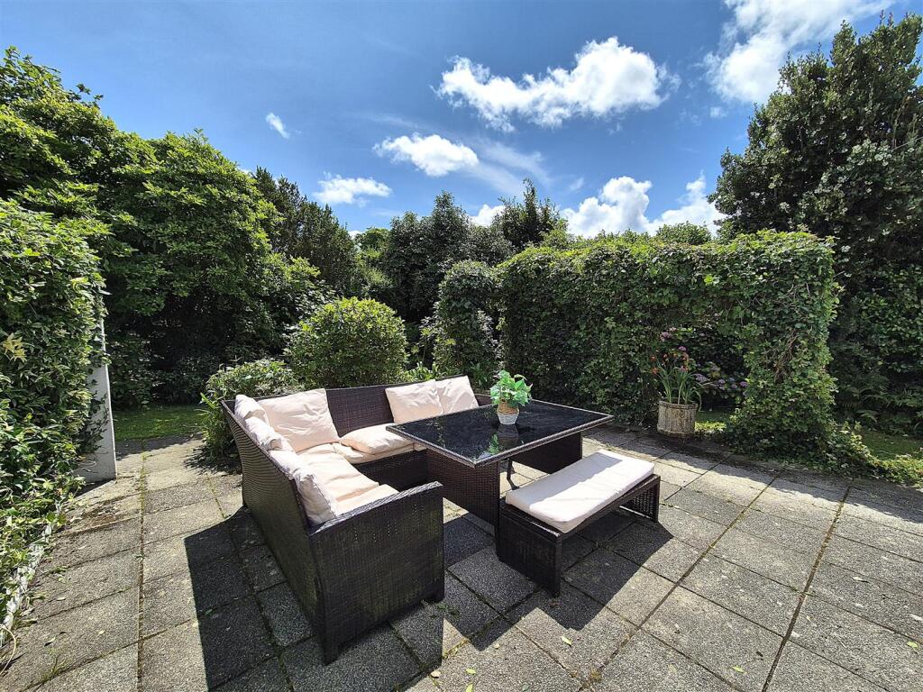 Patio seating area
