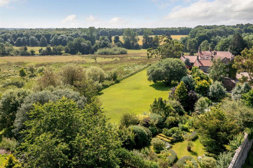 Garden and house from north