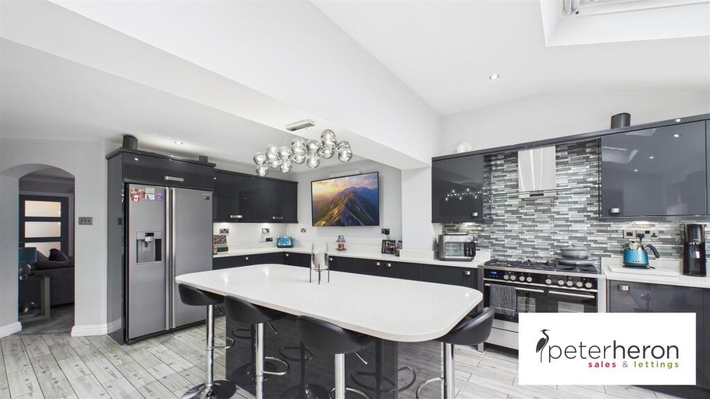 Open Plan Kitchen Dining And Family Room