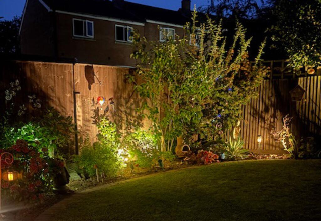 Rear Garden At Night (Vendor Provided)