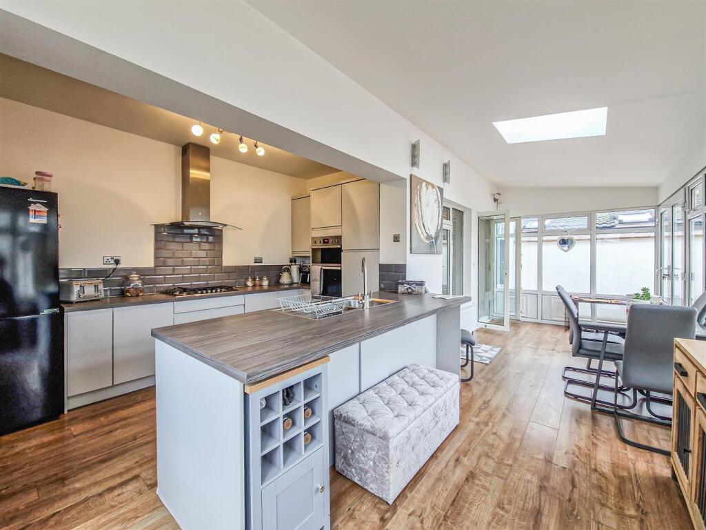 open plan kitchen space