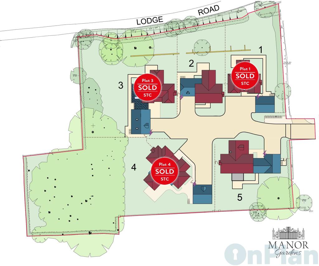 Sold plots 1, 3 &amp; 4