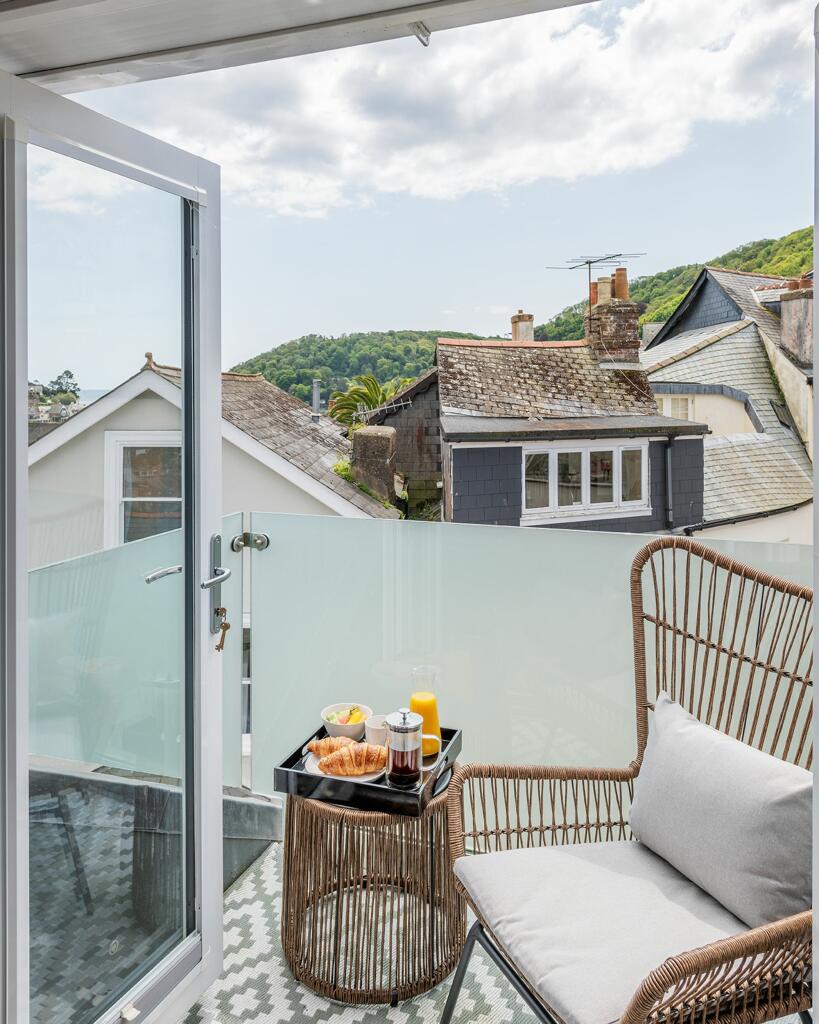Hawley House, 4 South Ford Road, Dartmouth: Balcony off Master Bedroom