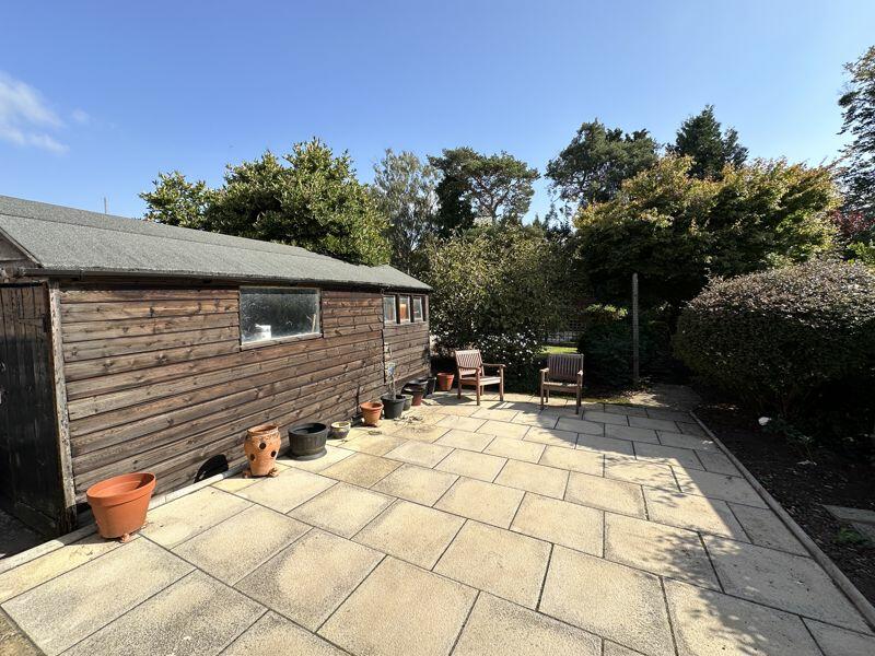 Rear patio