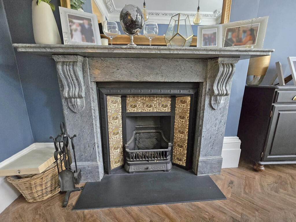 Diner fireplace