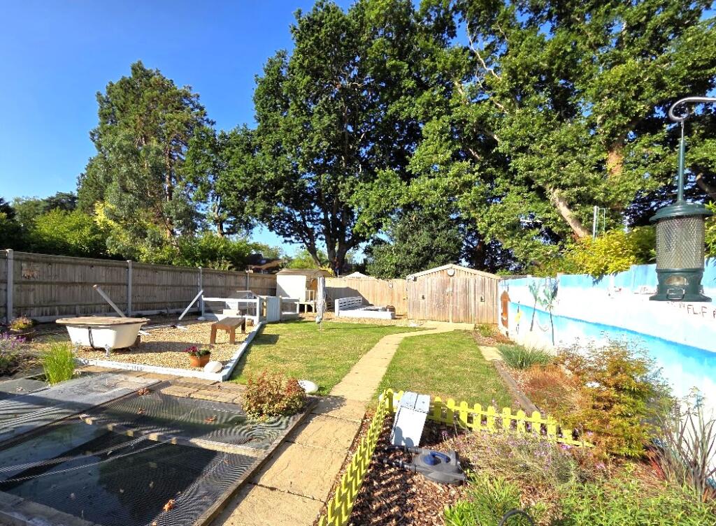 Rear garden