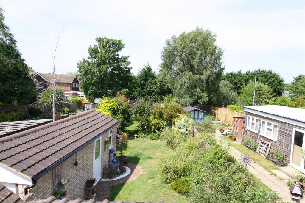 rear garden above