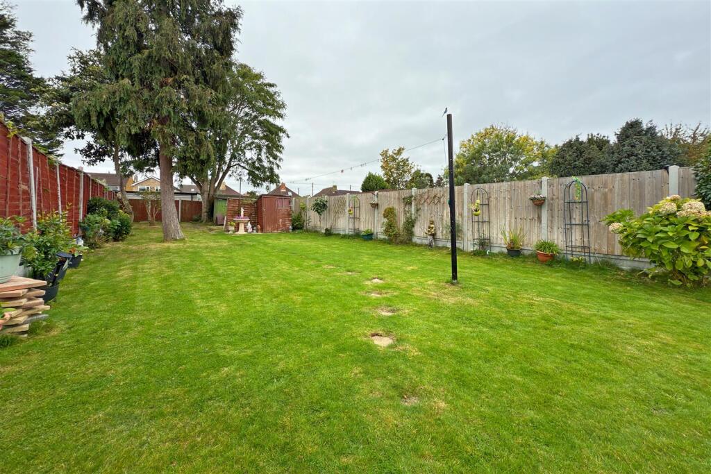 Rear Garden - South Facing
