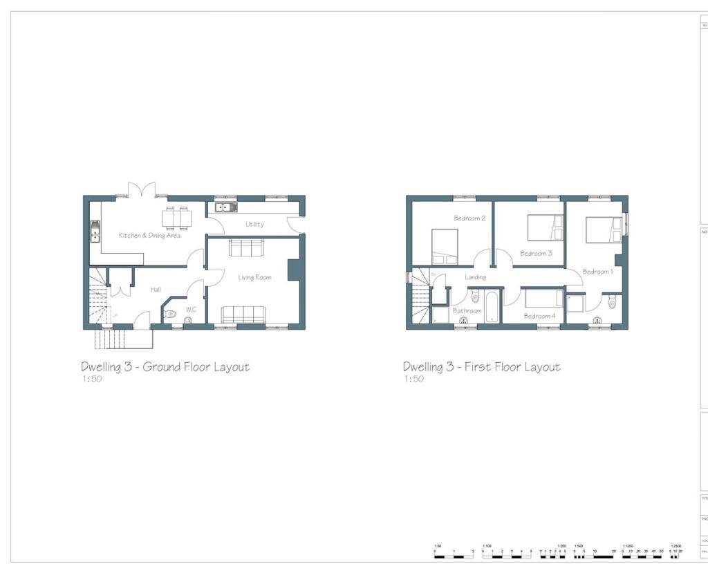 Dwelling 3 Floor Layouts